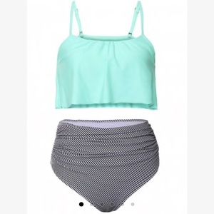 High waist tankini